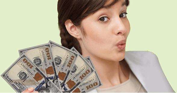 title loan express payday loans girl smiling with cash